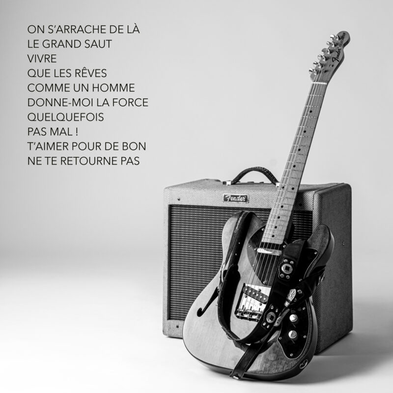 Pochette de l'Album Le Grand Saut, verso - Fabrice Beauvoir